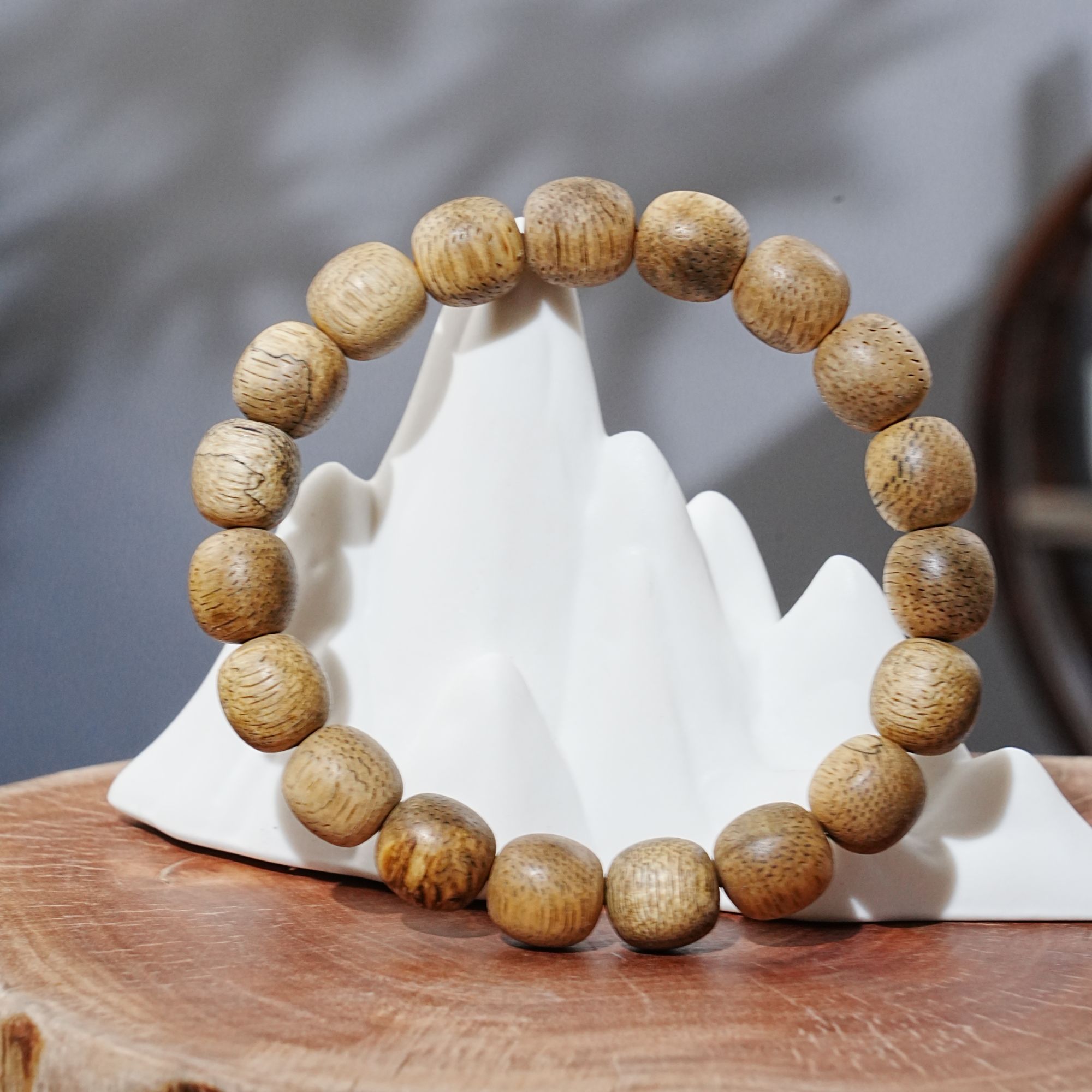 马来西亚熟结软丝老料沉香桶珠手串 1.06x1.08 7.31g 250728059 C