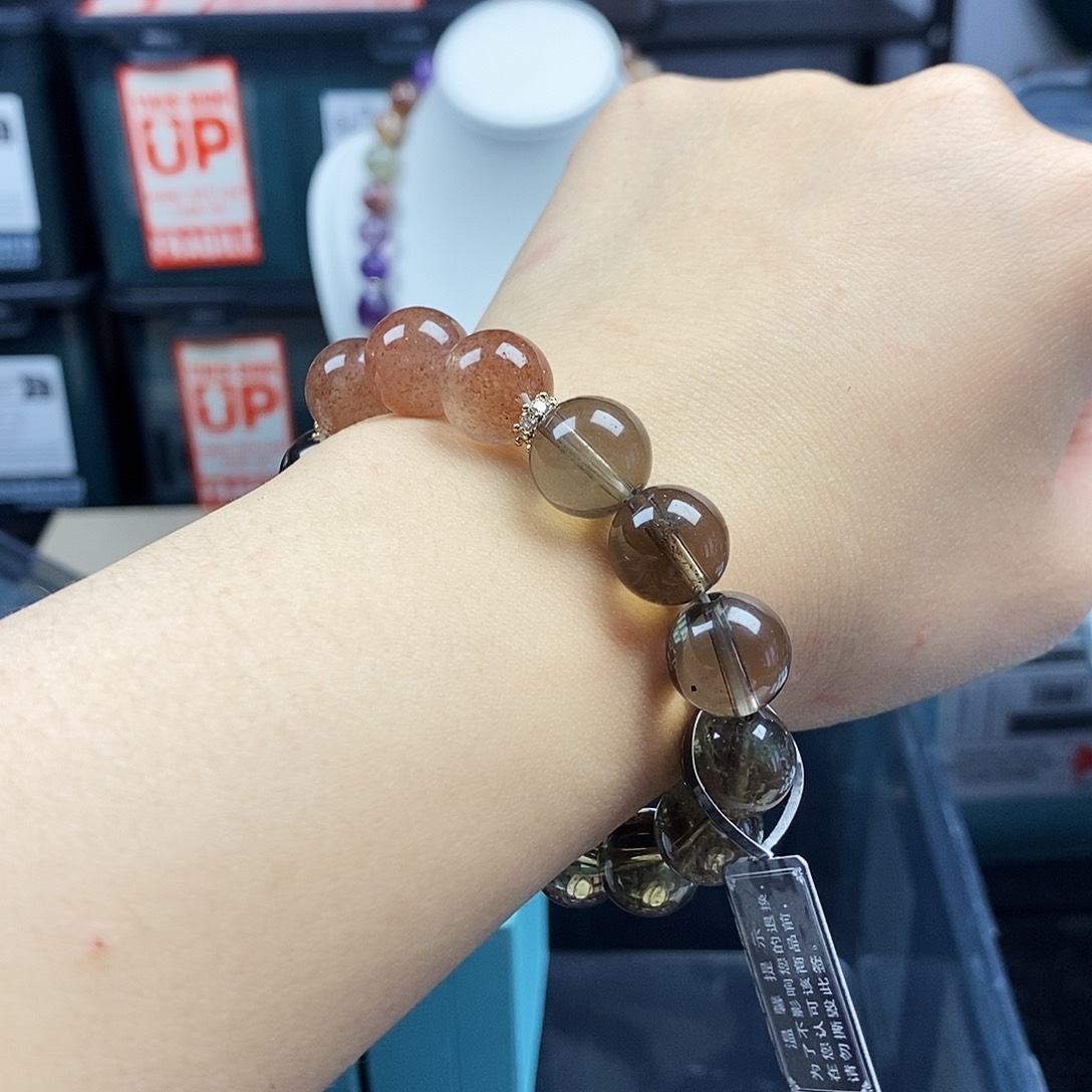 手链水晶银S925镶嵌