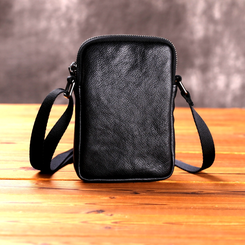 东牛迷你小包男士真皮单肩包休闲牛皮斜挎包原创日系轻便手机包潮