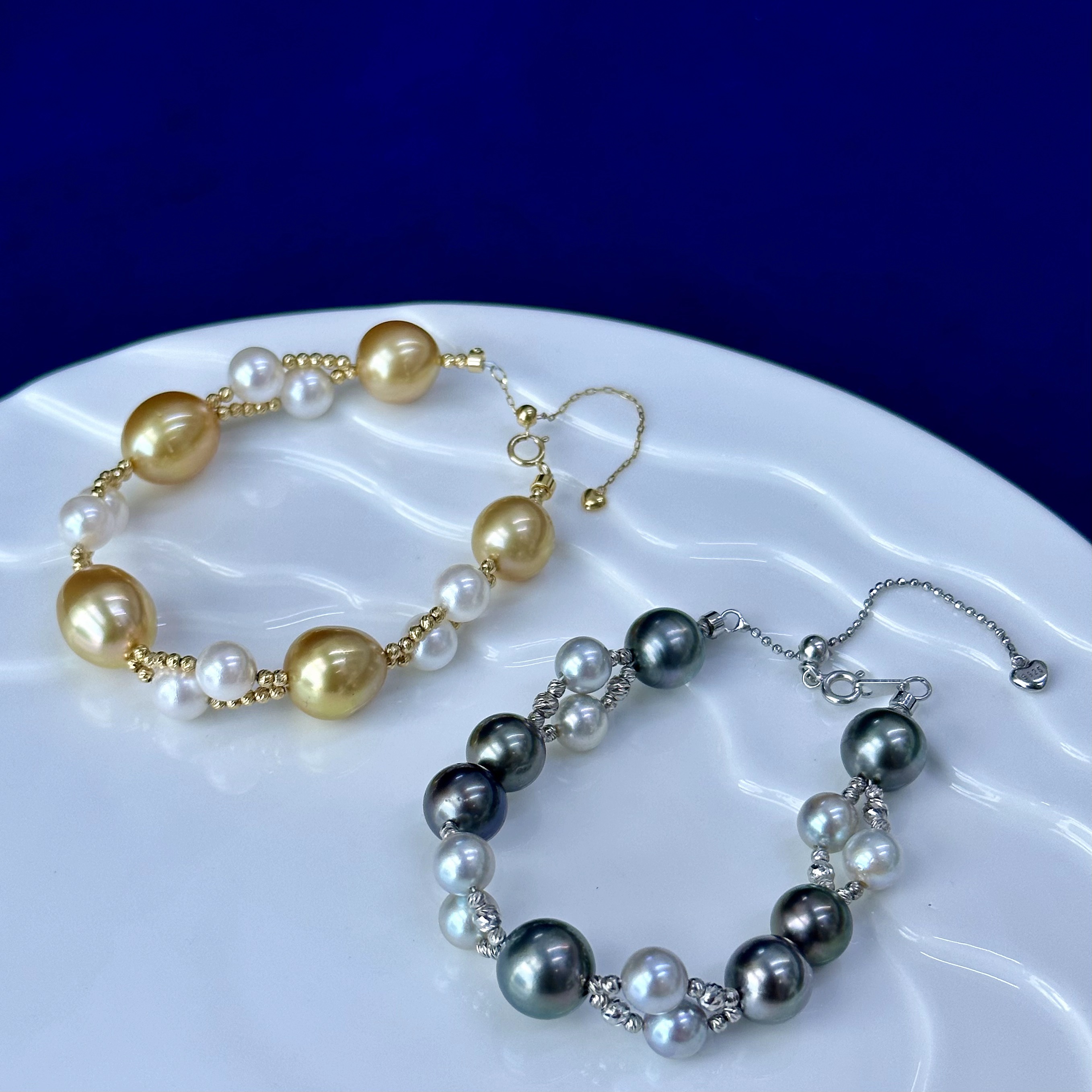 海水大溪地真多麻手链扭金款双股设计款 气质时尚百搭 多样性发1