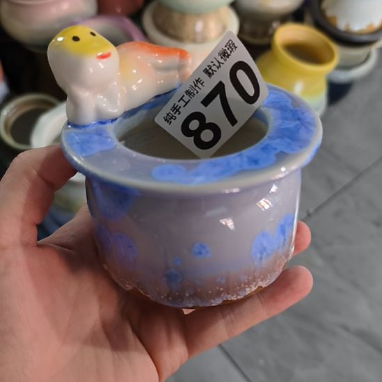 景德镇手工高温陶瓷：内5口高7