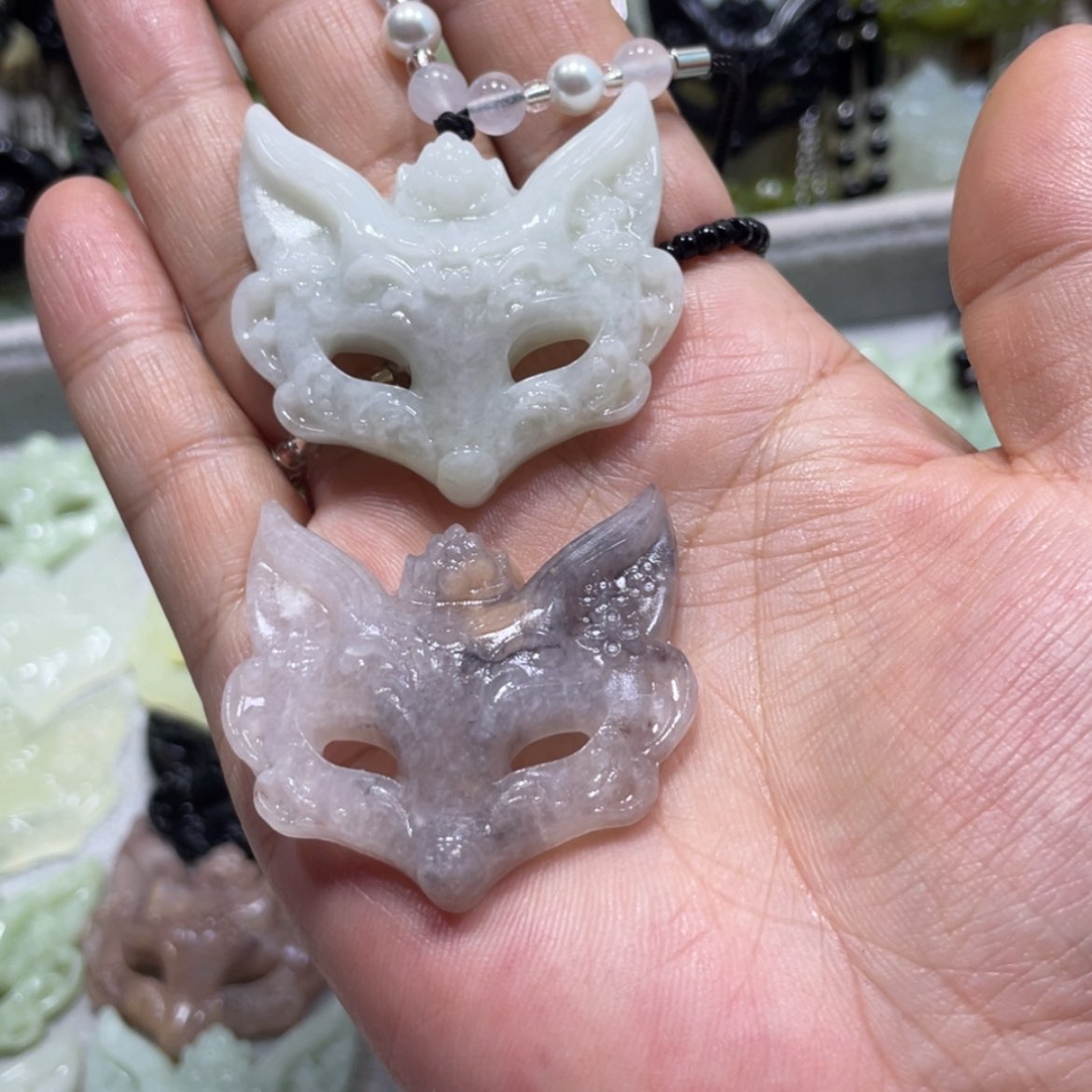 【闪购商品】岫玉颈饰未镶嵌日**磊129吊坠