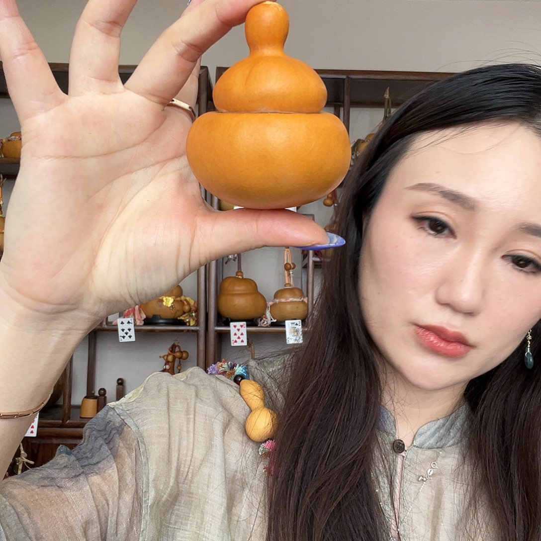 ༺***༻老皮圆元宝钱袋包挂葫芦