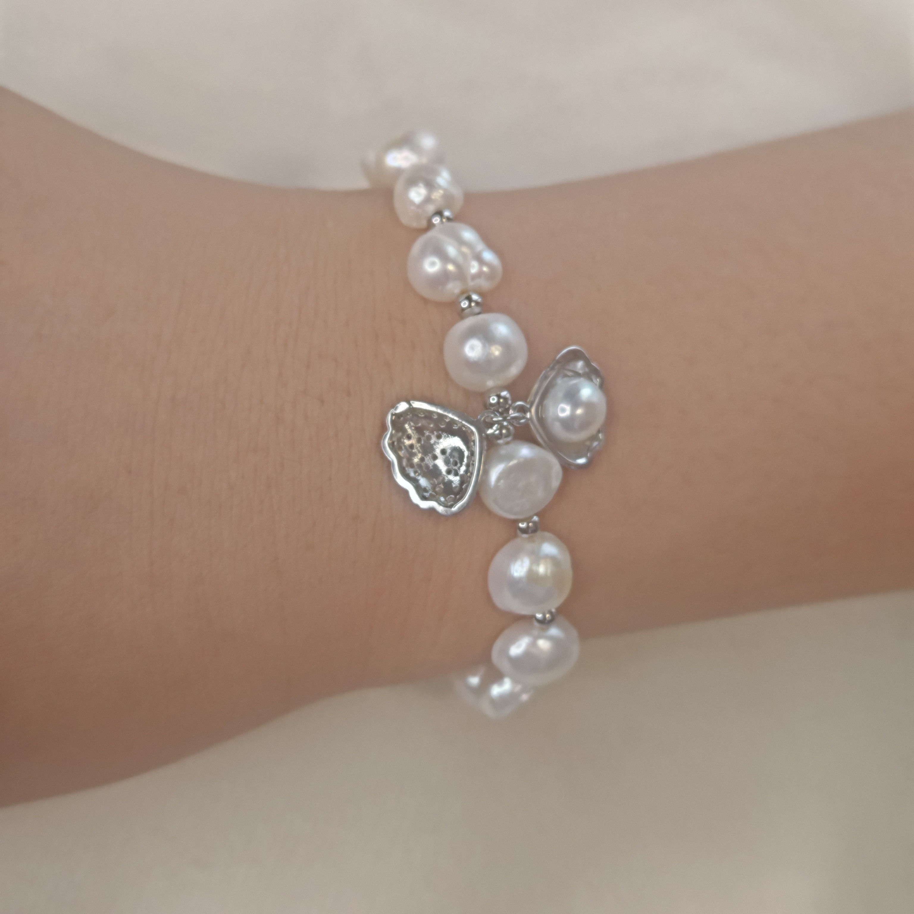 天然淡水珍珠手链