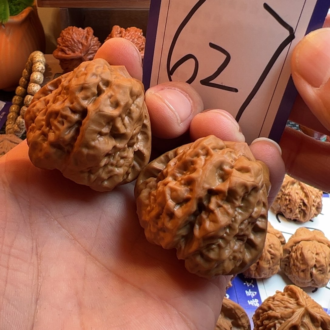 文玩核桃把件三角蛙40尺寸627号