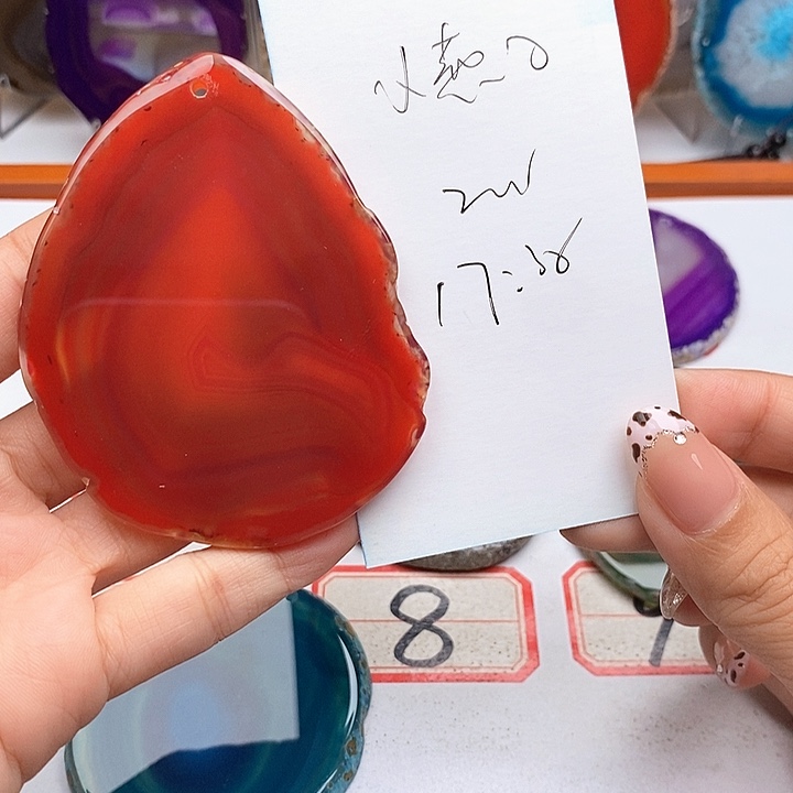 小***孑玛瑙/玉髓合金颈饰