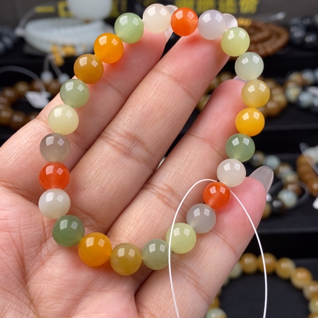 和田玉手串未镶嵌