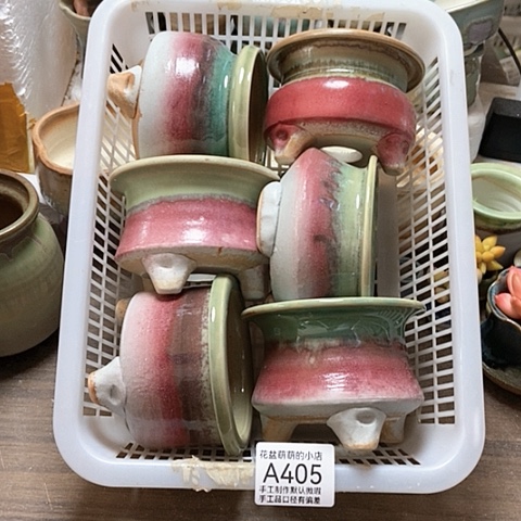 紫砂花盆405微瑕品口径7到8左右