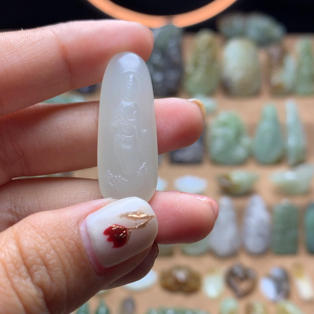 和田玉挂件未镶嵌