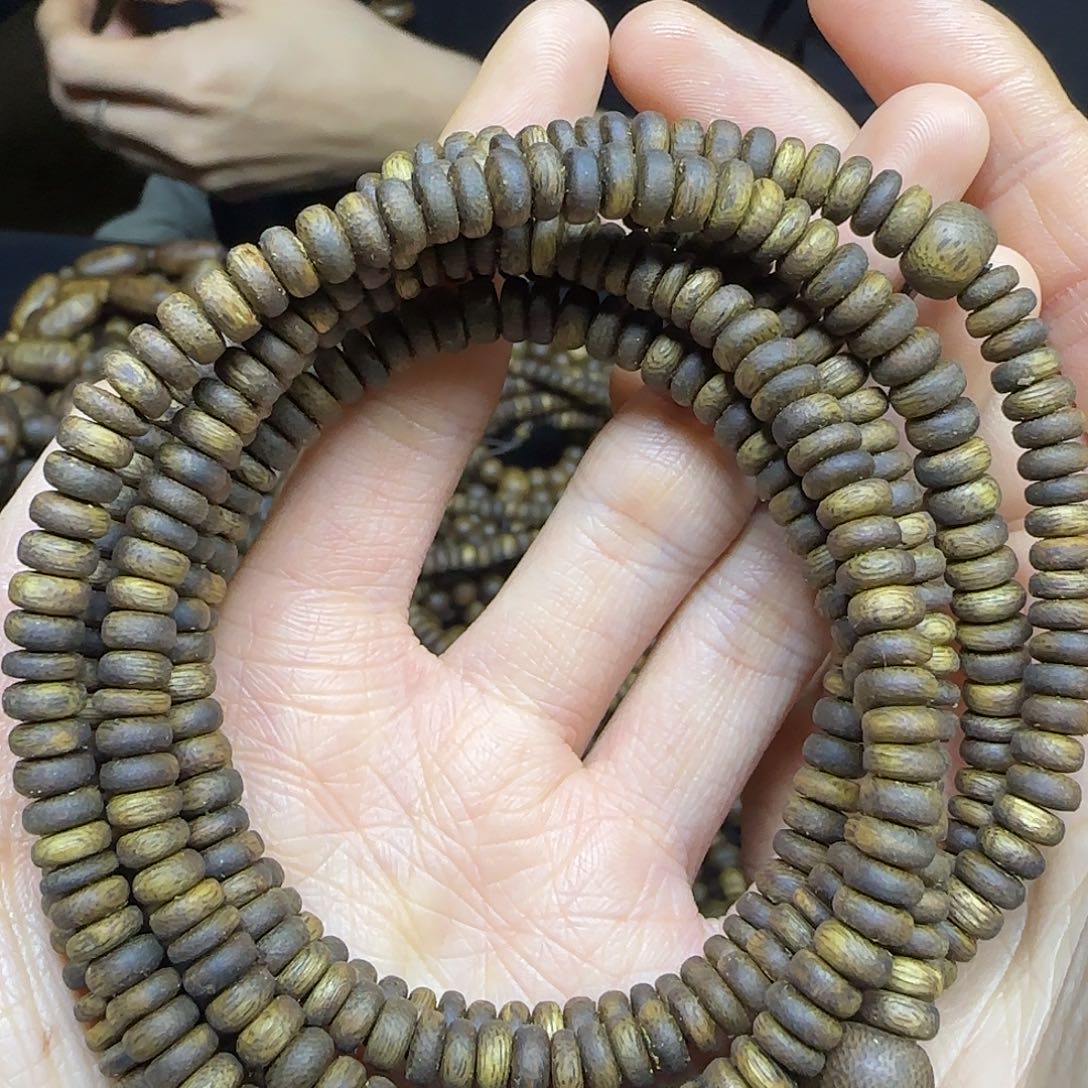 沉香碎屑沉香+999分沉0.6算盘珠多圈12克加多样性发一