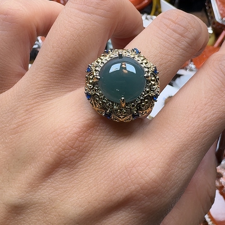 翡翠未镶嵌项链翡翠