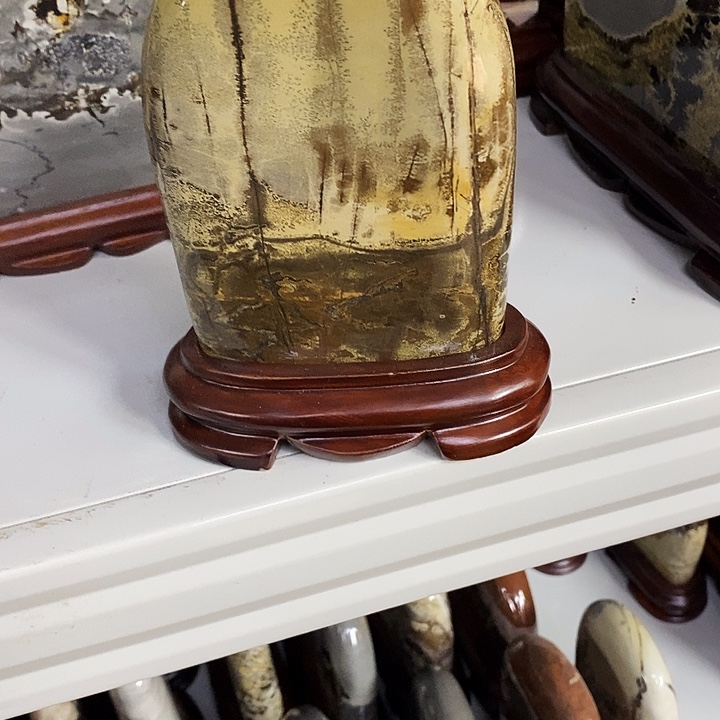 鸡***酒香榧木广西柳州国画石头