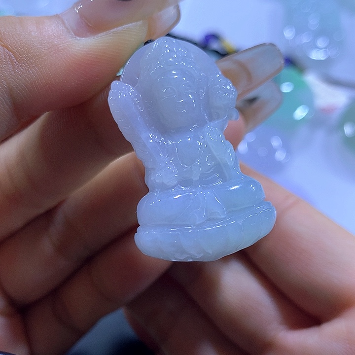颈饰未镶嵌翡翠天然翡翠A货吊坠