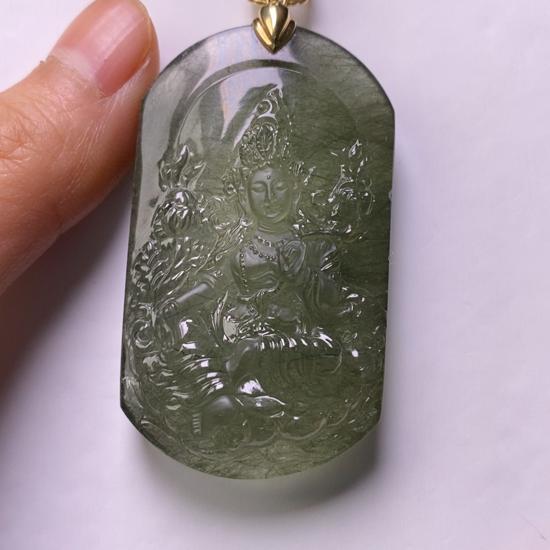 水晶水晶18K金镶嵌JP38882飞飞