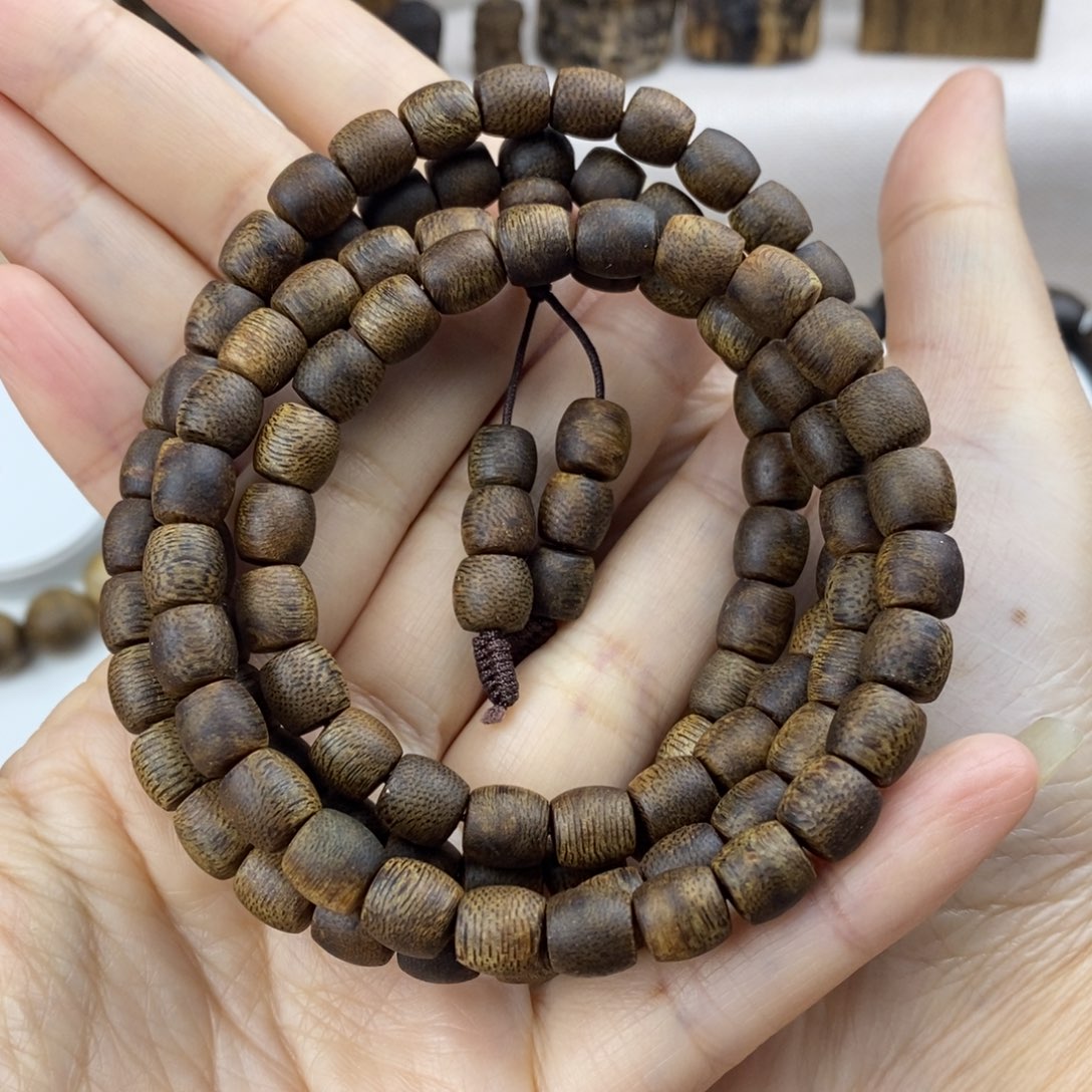 沉香手串越南芽庄白奇楠