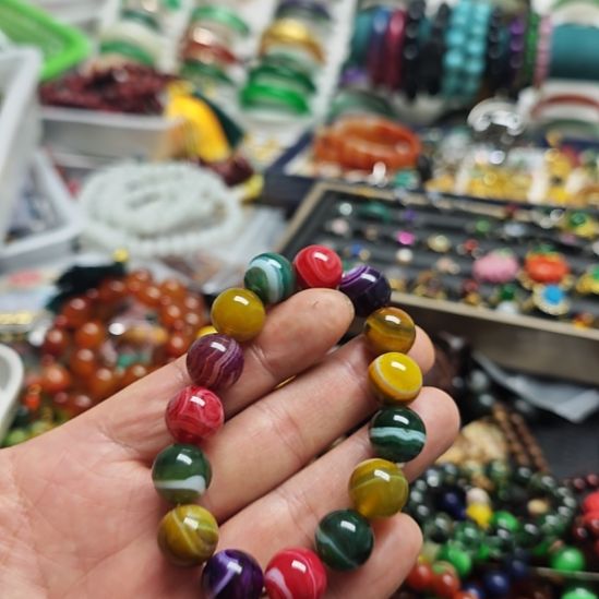 玛瑙/玉髓未镶嵌手链