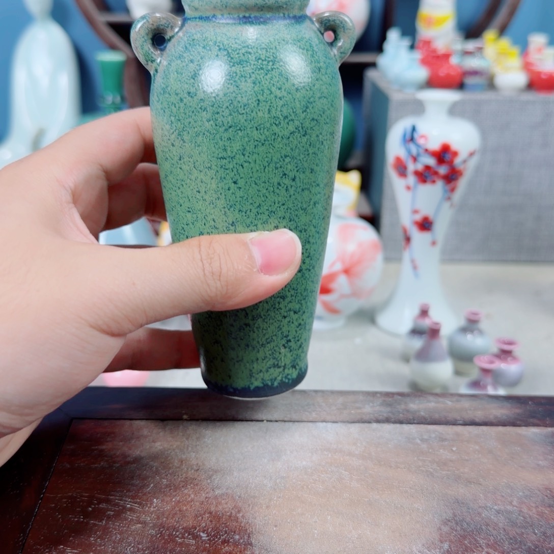 陶瓷手工小花器摆件