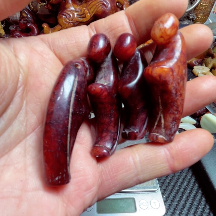 滴血莲花菩提把件扮**虎