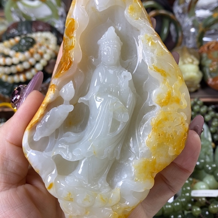 透闪石质玉摆件未镶嵌