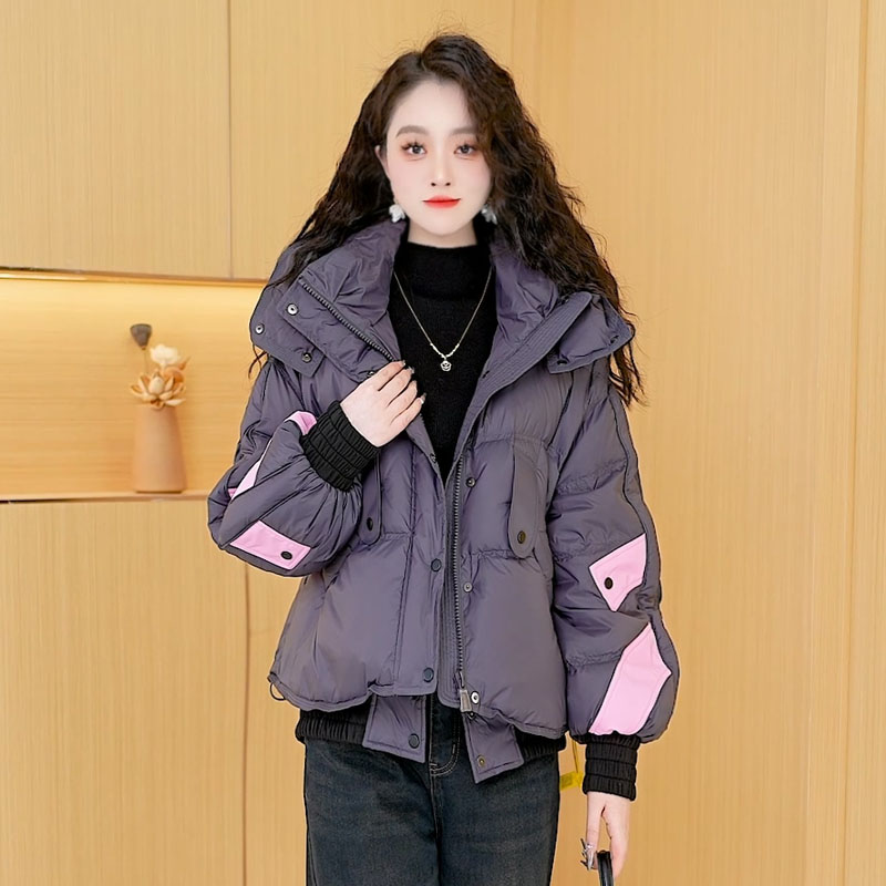 【现货羽绒服】冬季90白鸭绒羽绒服新款时尚气质休闲外套女小个子