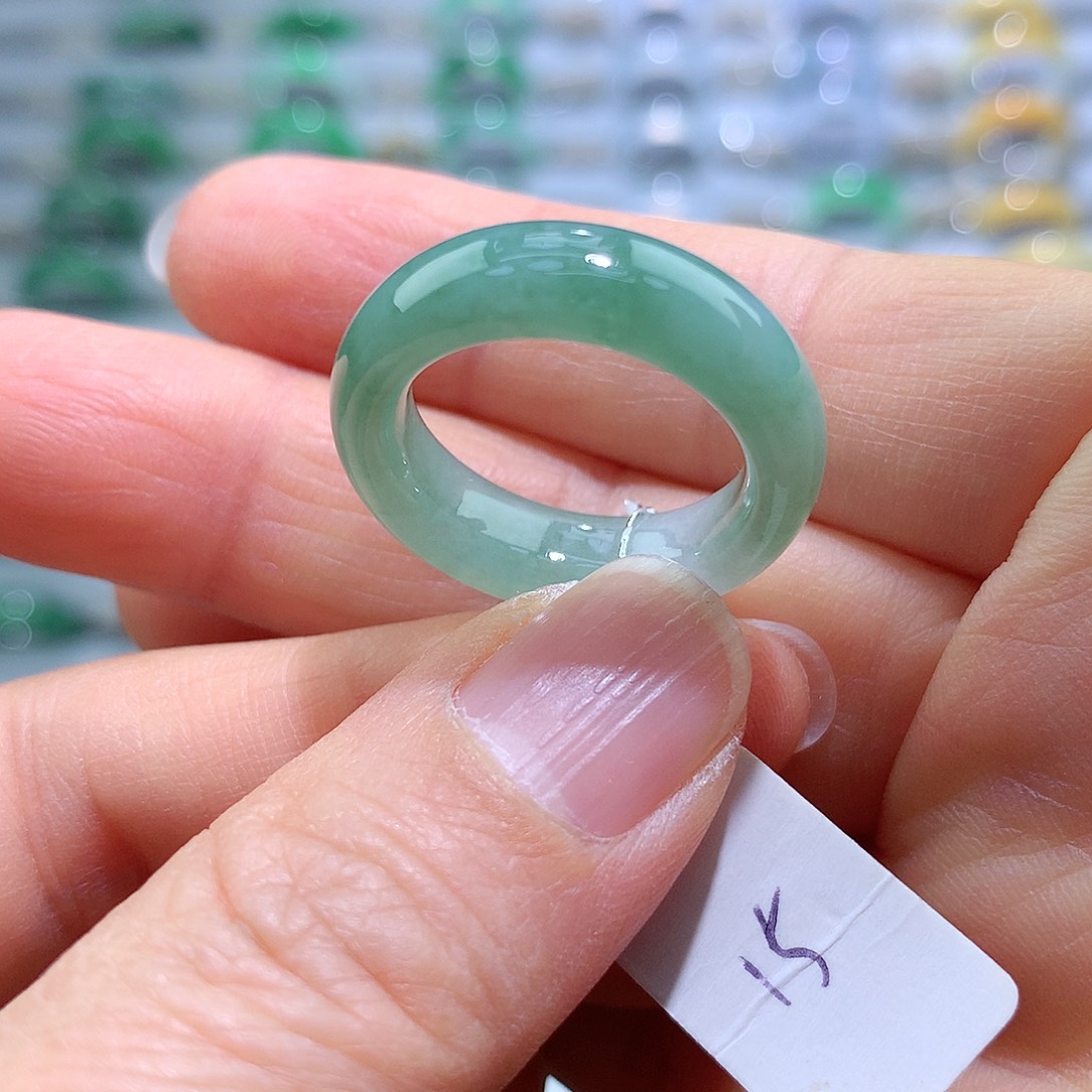 翡翠戒指未镶嵌15号