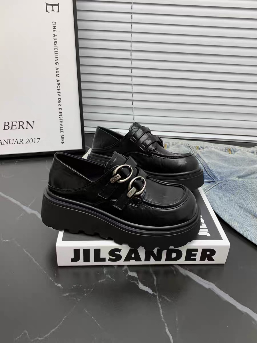 【鞋爱】1610-3厚底乐福女春季新款两穿