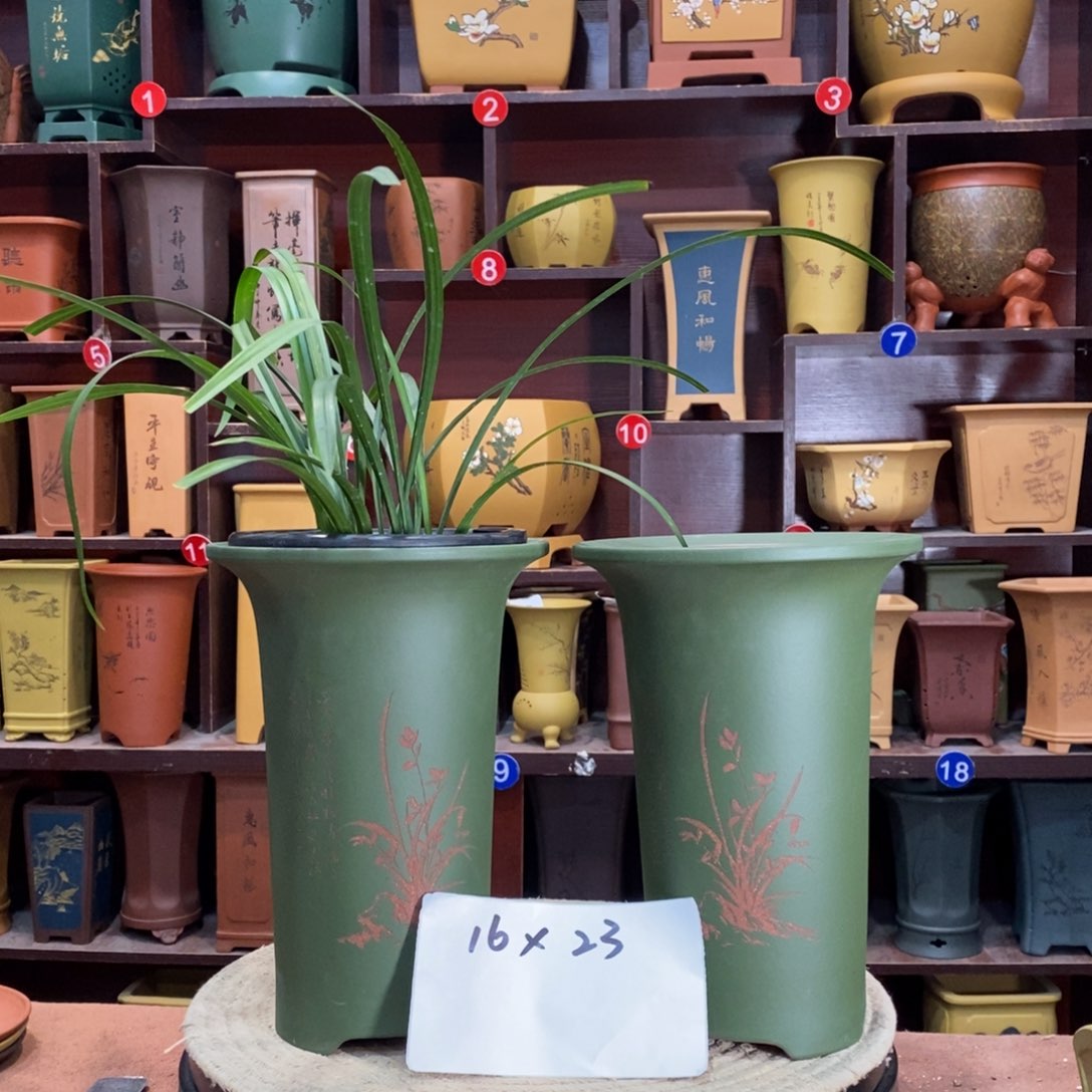 紫砂艺术紫砂花盆