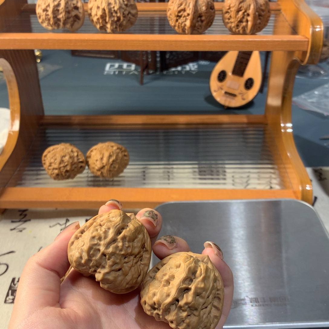 吊坠文玩核桃40蛤蟔头