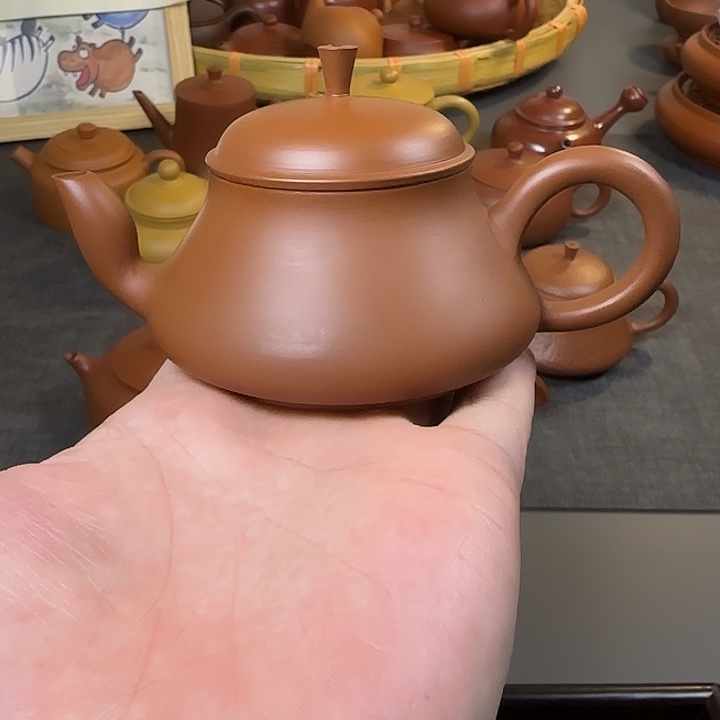 茶壶紫砂100cc微瑕矮潘