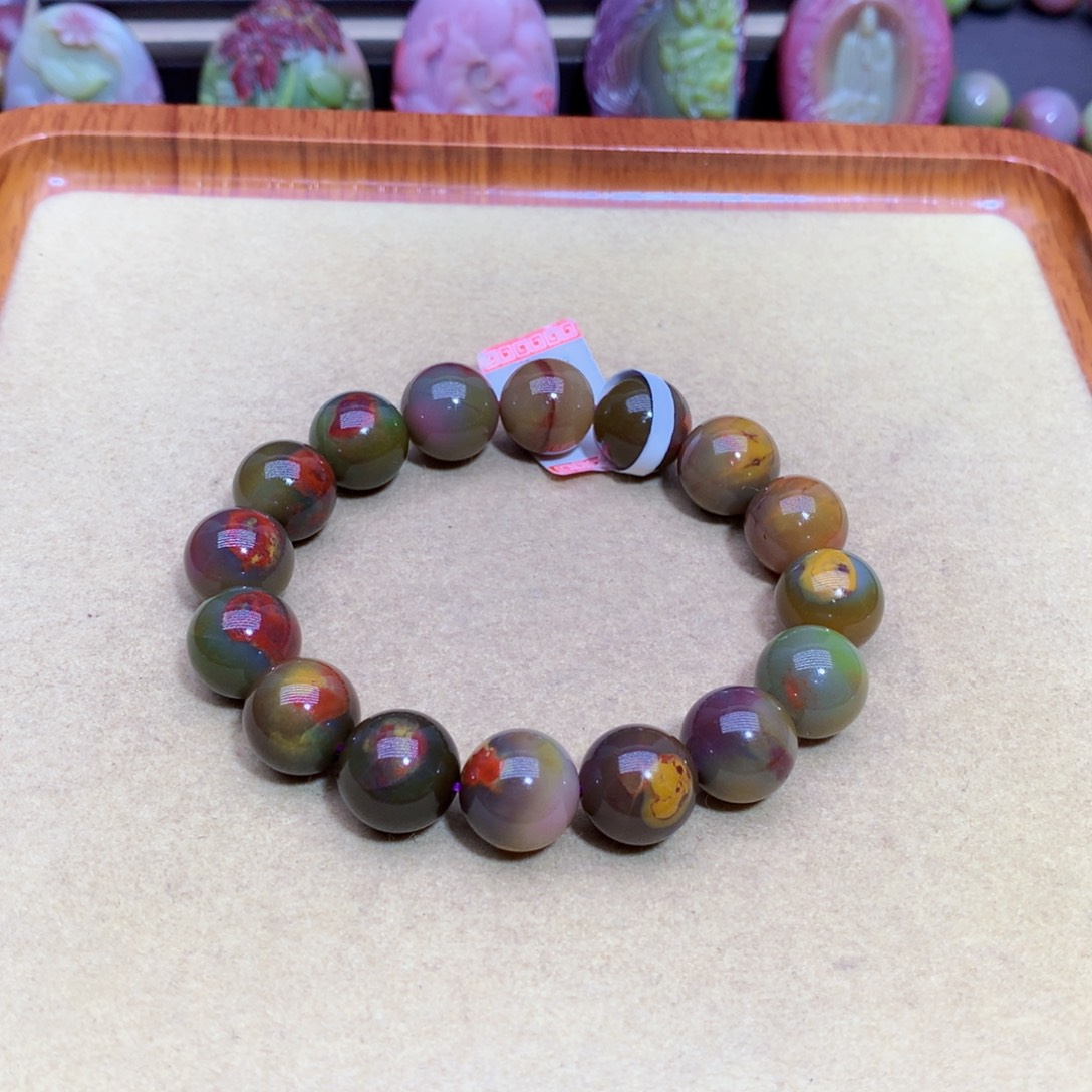 风***旧手链玛瑙未镶嵌盐源