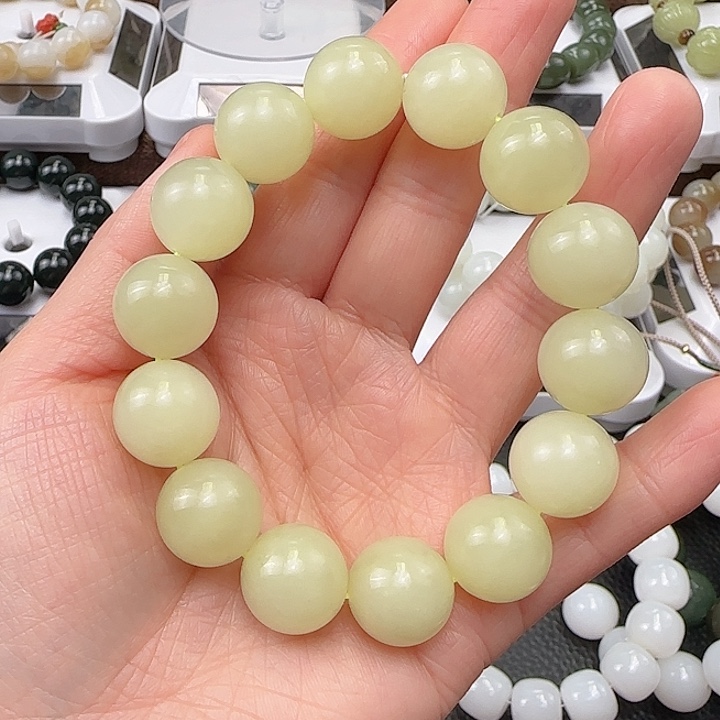 和田玉手串未镶嵌