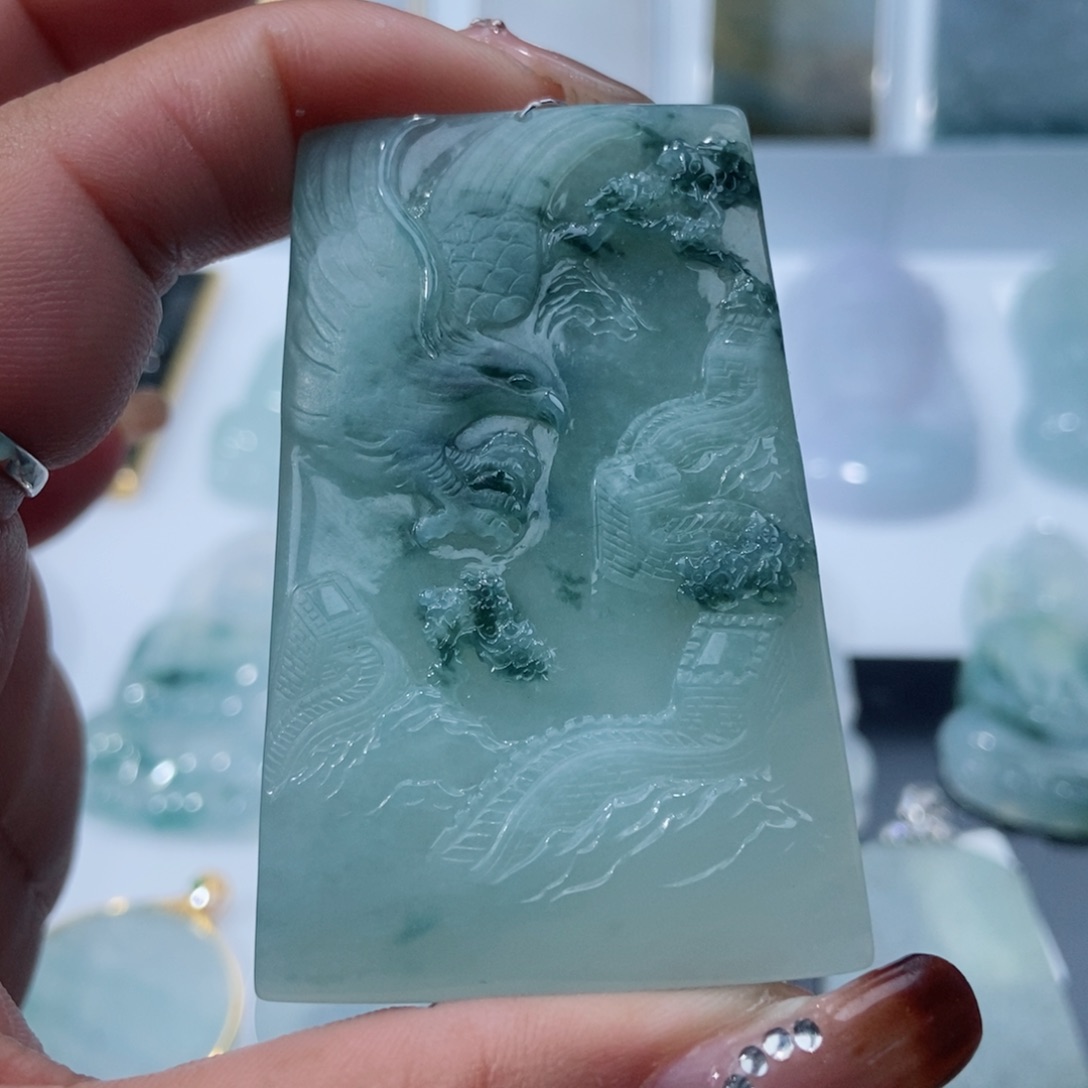 翡翠吊坠(不含链)未镶嵌