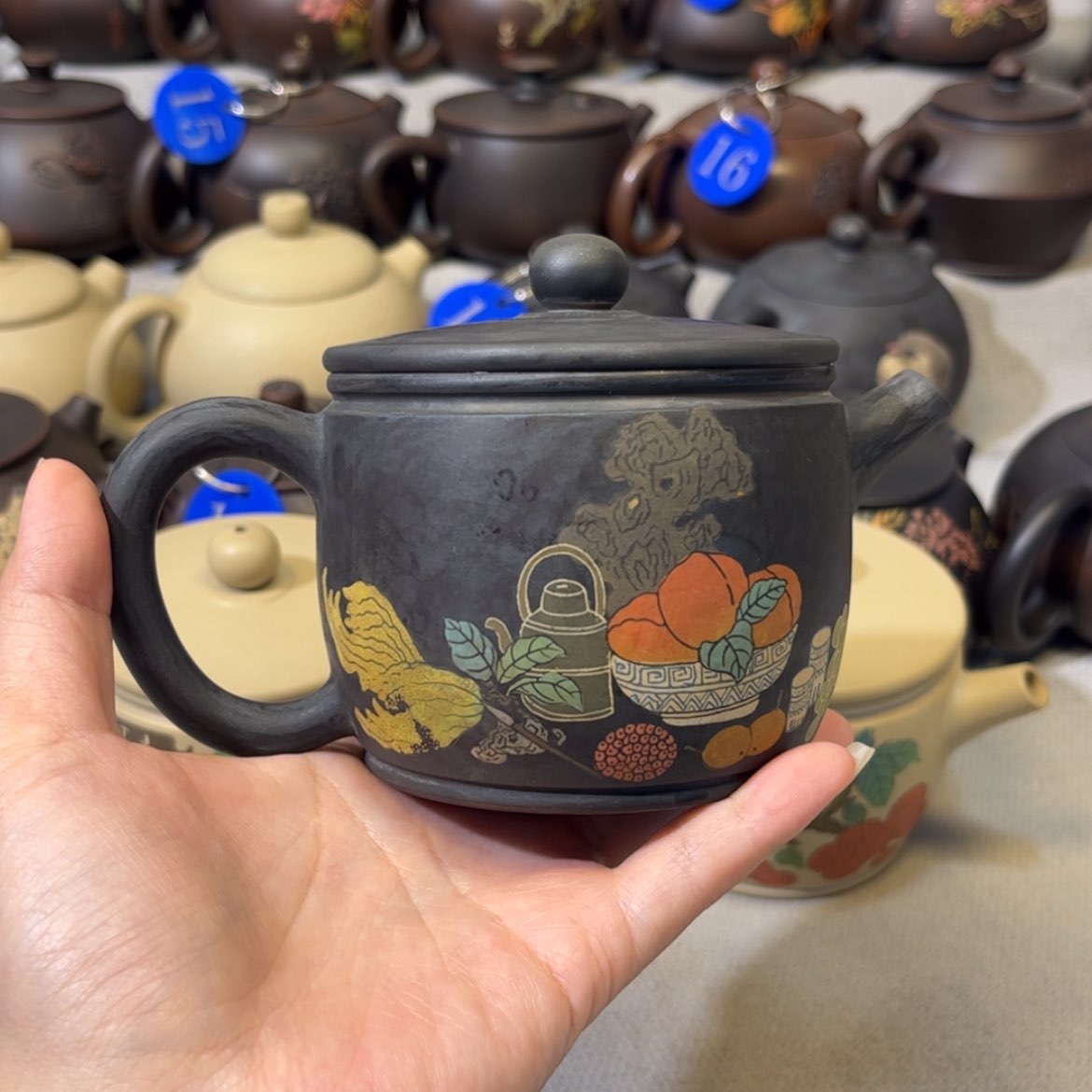 【闪购商品】圣**城红泥 手磨刻填 容量 249c c