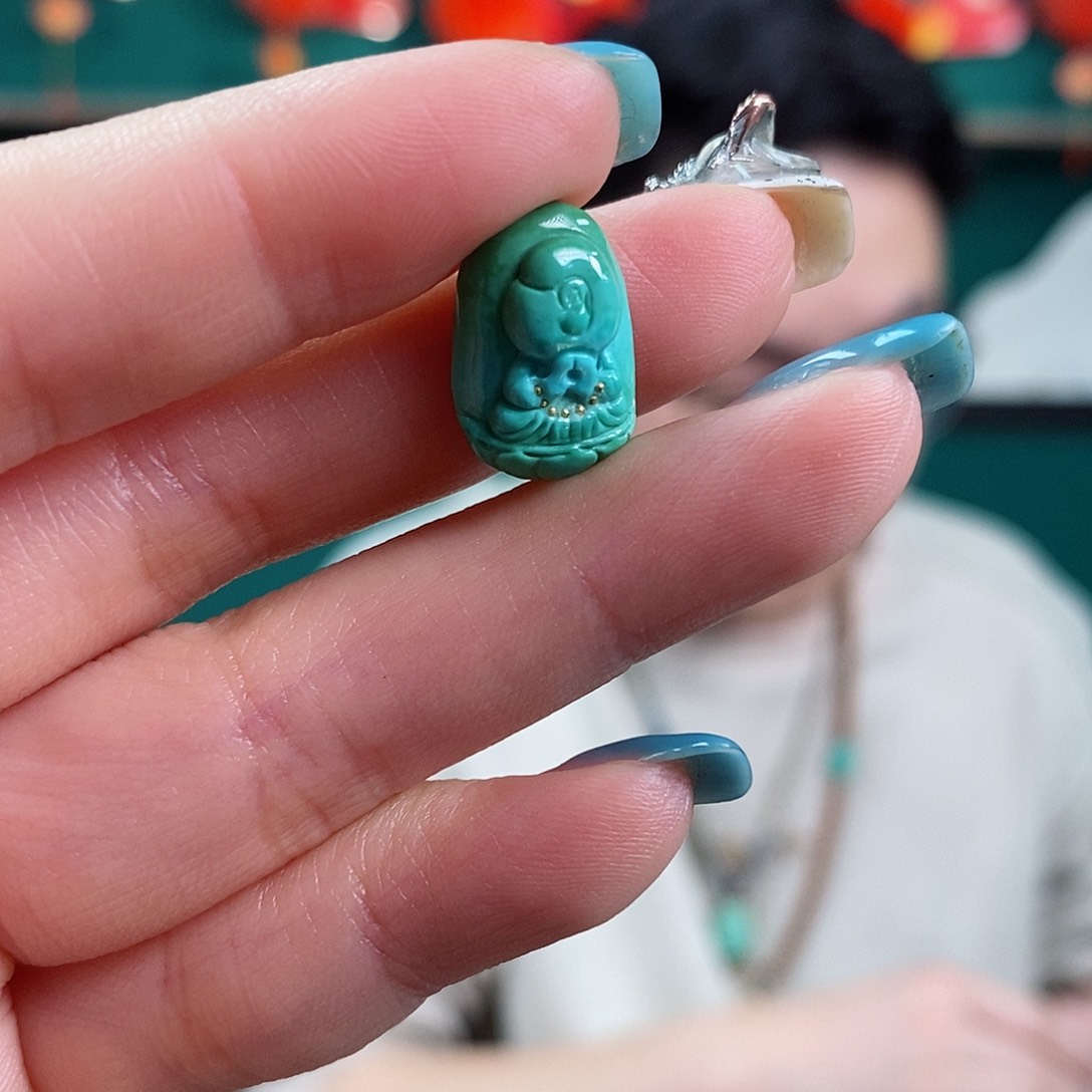 绿松石珠宝奇石未镶嵌