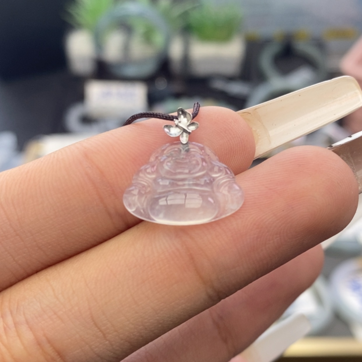 【闪购商品】颈饰18K金镶嵌翡翠