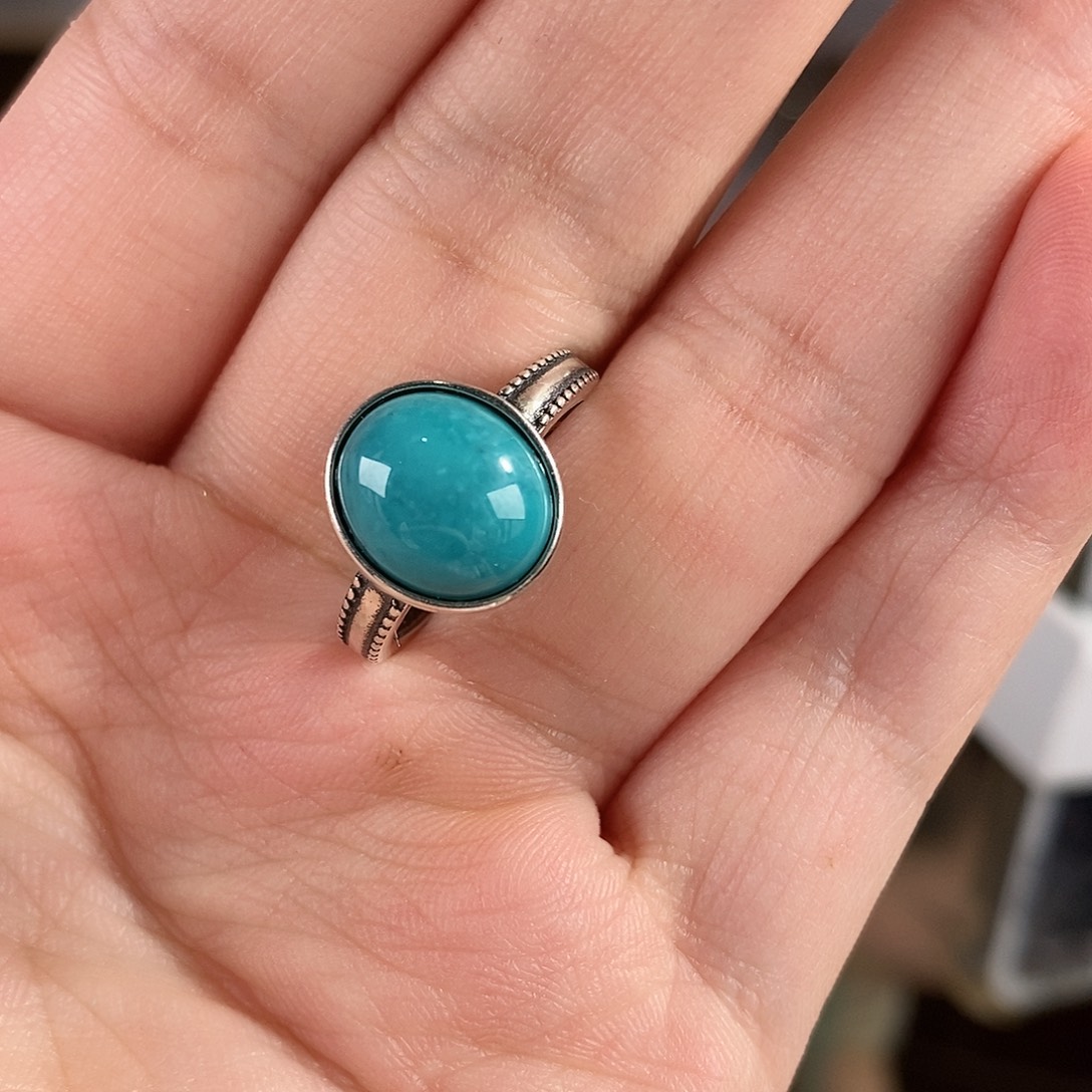 绿松石银S925镶嵌珠宝奇石