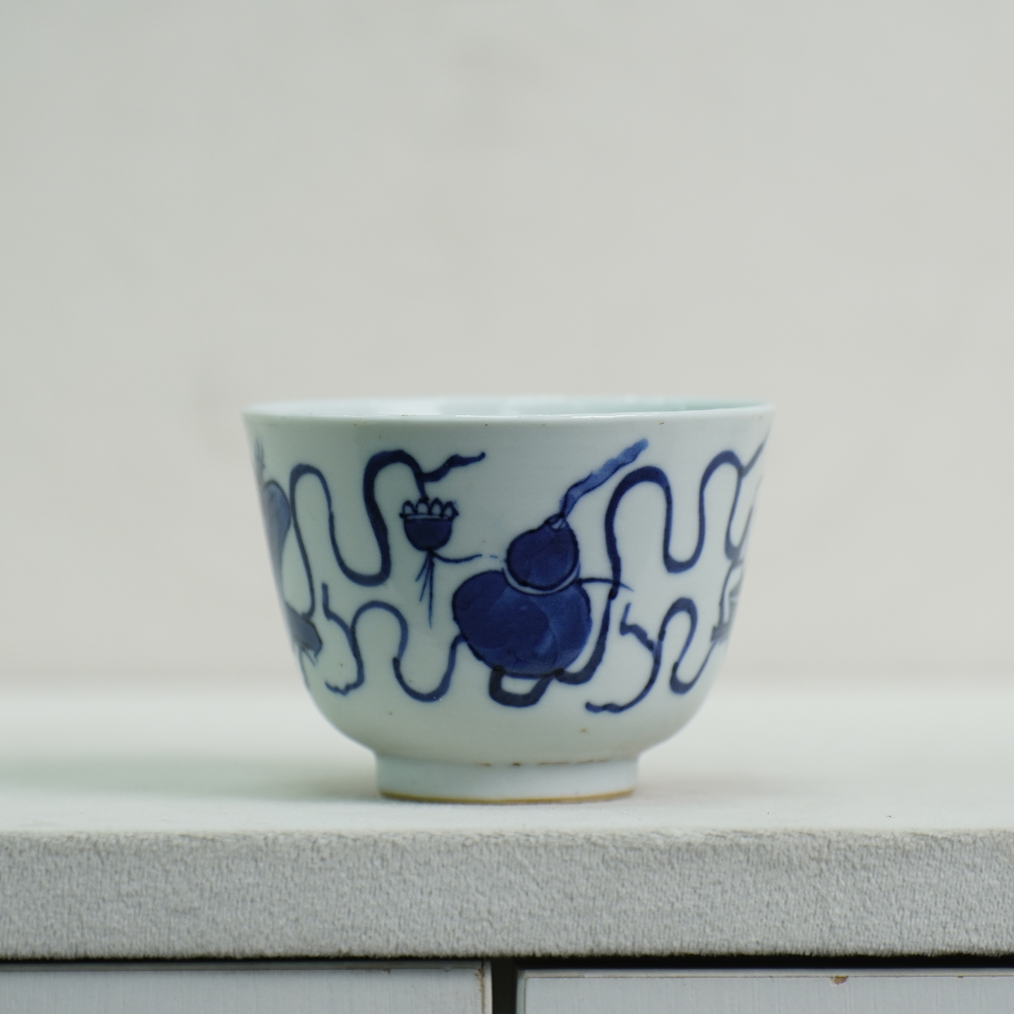 【同治】青花八宝纹茶杯