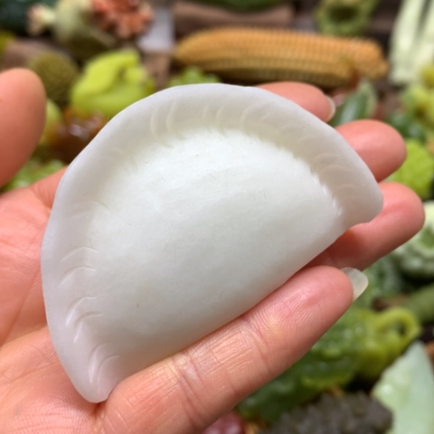 蛇纹石玉手把未镶嵌
