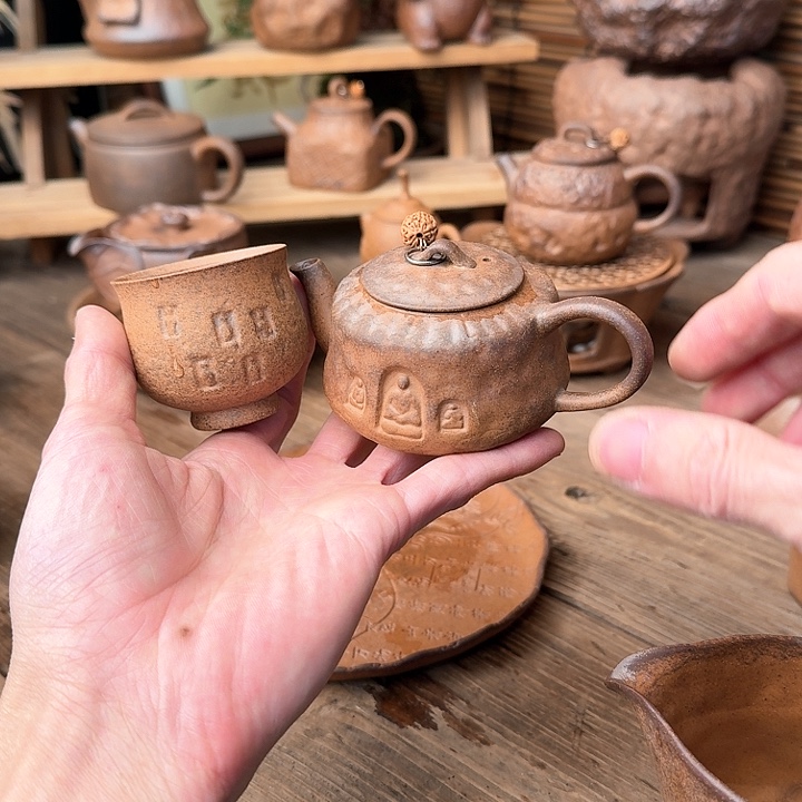 原矿老岩泥茶器系列