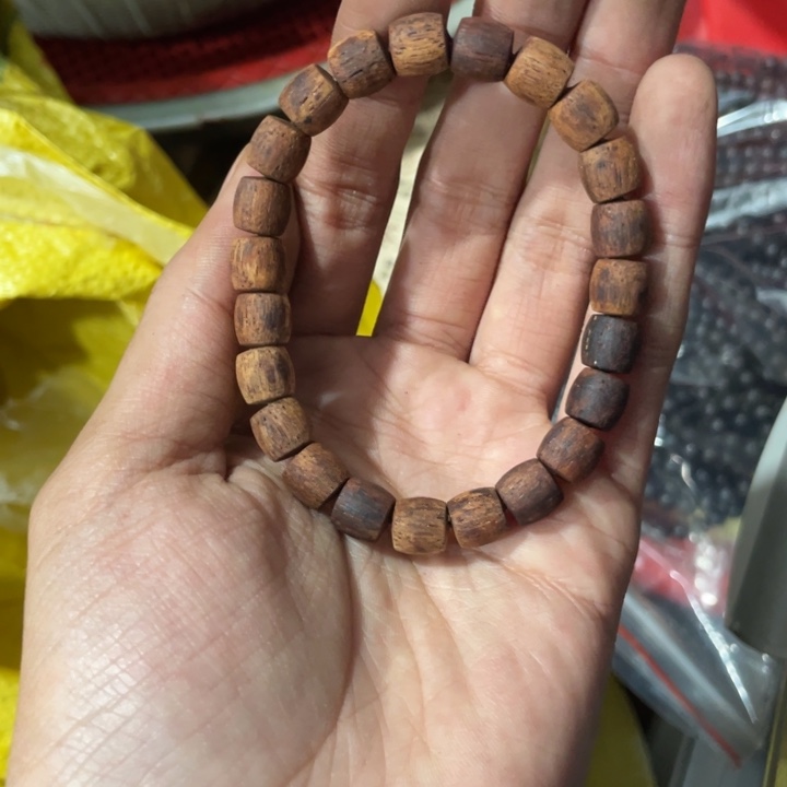 降真香无事牌8×8黄油手串手串