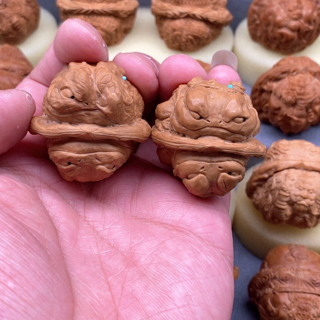 核桃手串/手链金蝉蛤蟆头