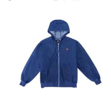 Converse/匡威新款男子运动休闲连帽外套宽松百搭牛仔上衣MCJ411