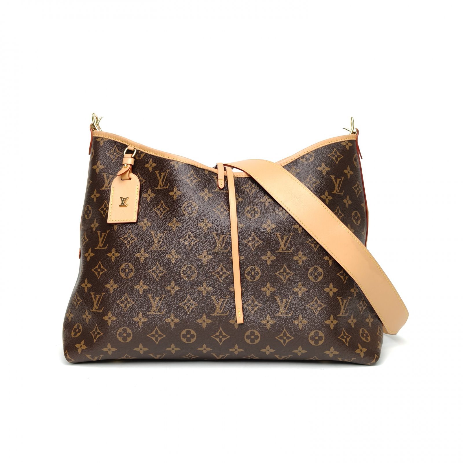 95新 LouisVuitton/路易威登 【黑黑】CARRYALL 中号 39 配子袋