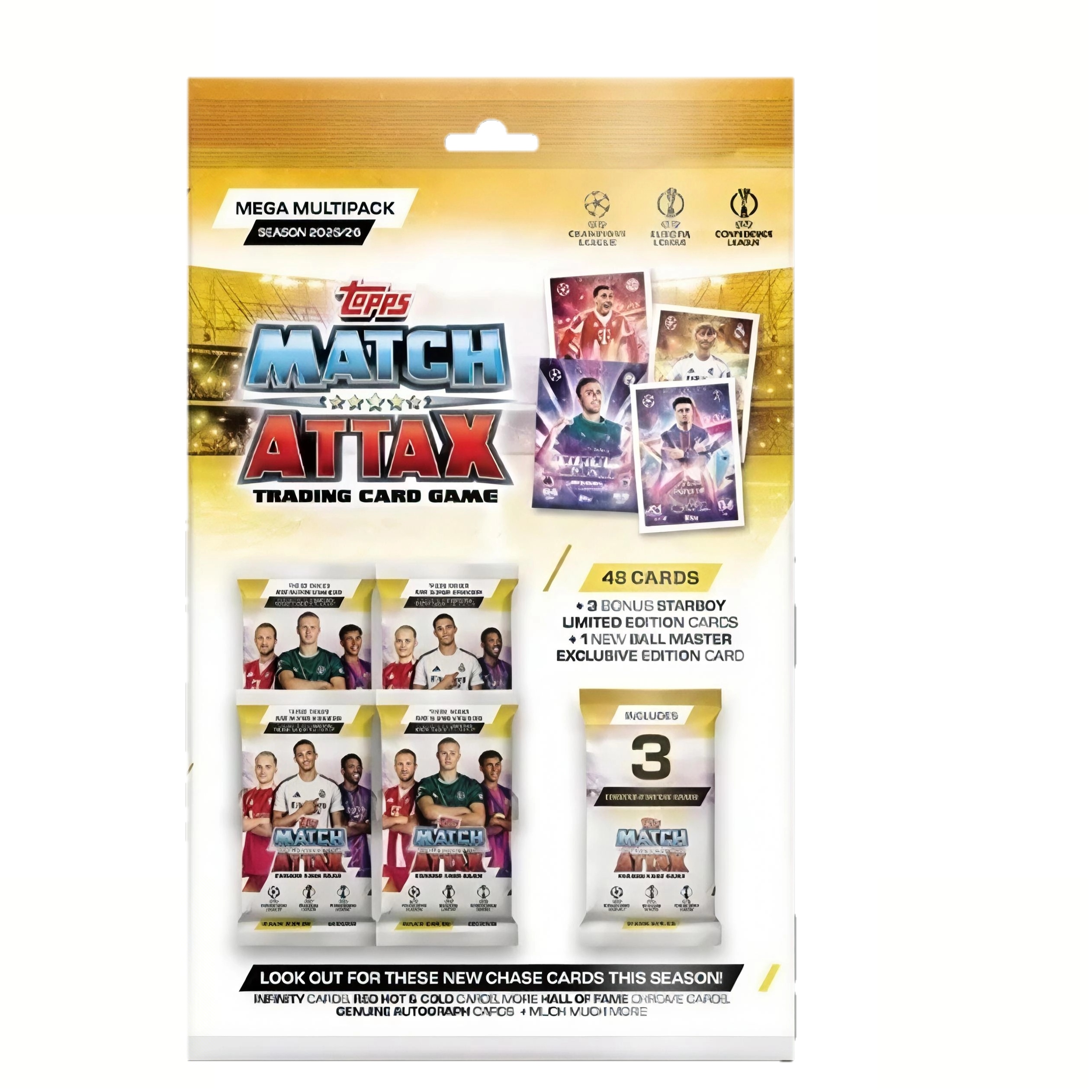 【拆盒】25-26 Topps Match Attax 欧冠足球球星巨量包盲盒