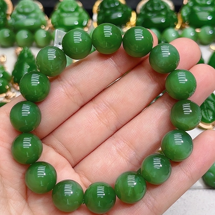 和田玉（碧玉）手串未镶嵌