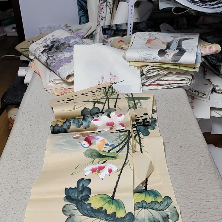 吕***师国画落款后台备注