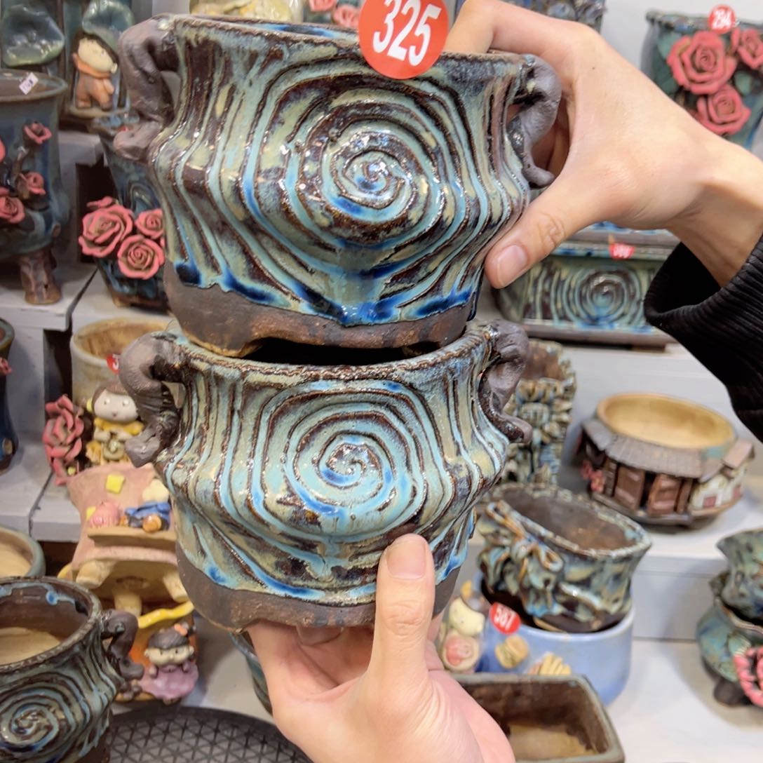 陶瓷福利325号陶然花盆