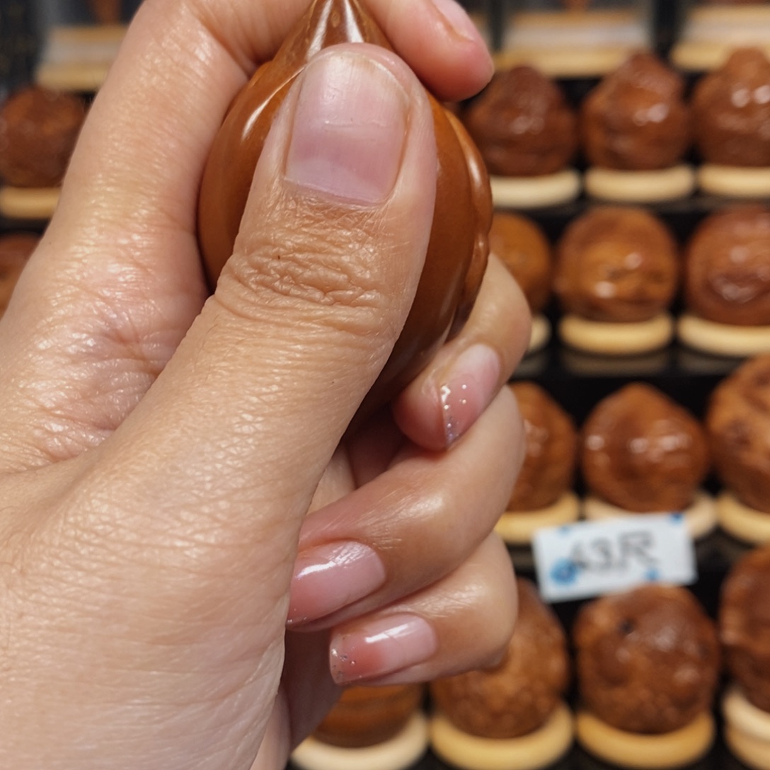 橄榄核吊坠生命三面单颗00078