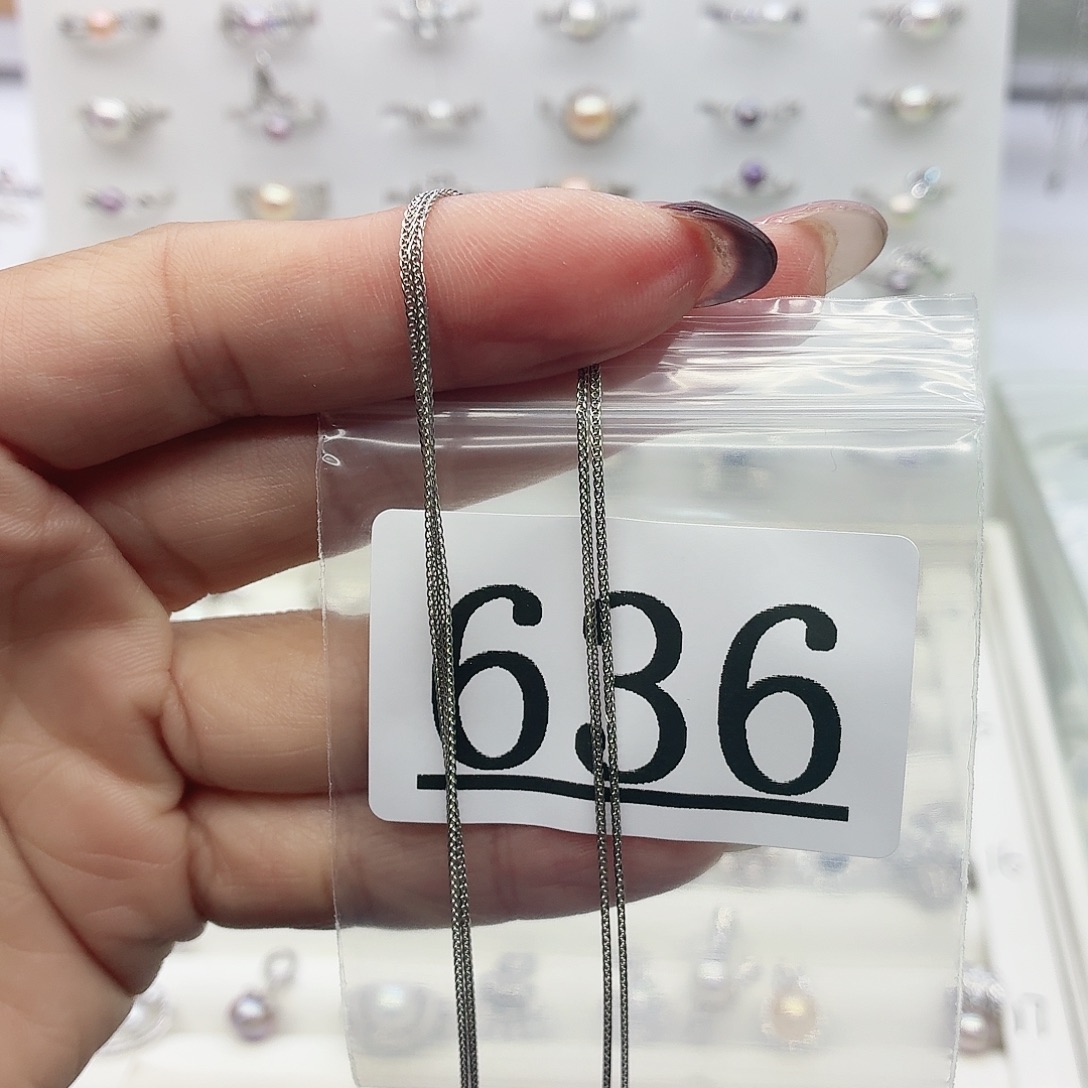 天****珠宝奇石淡水珍珠银S925镶嵌636