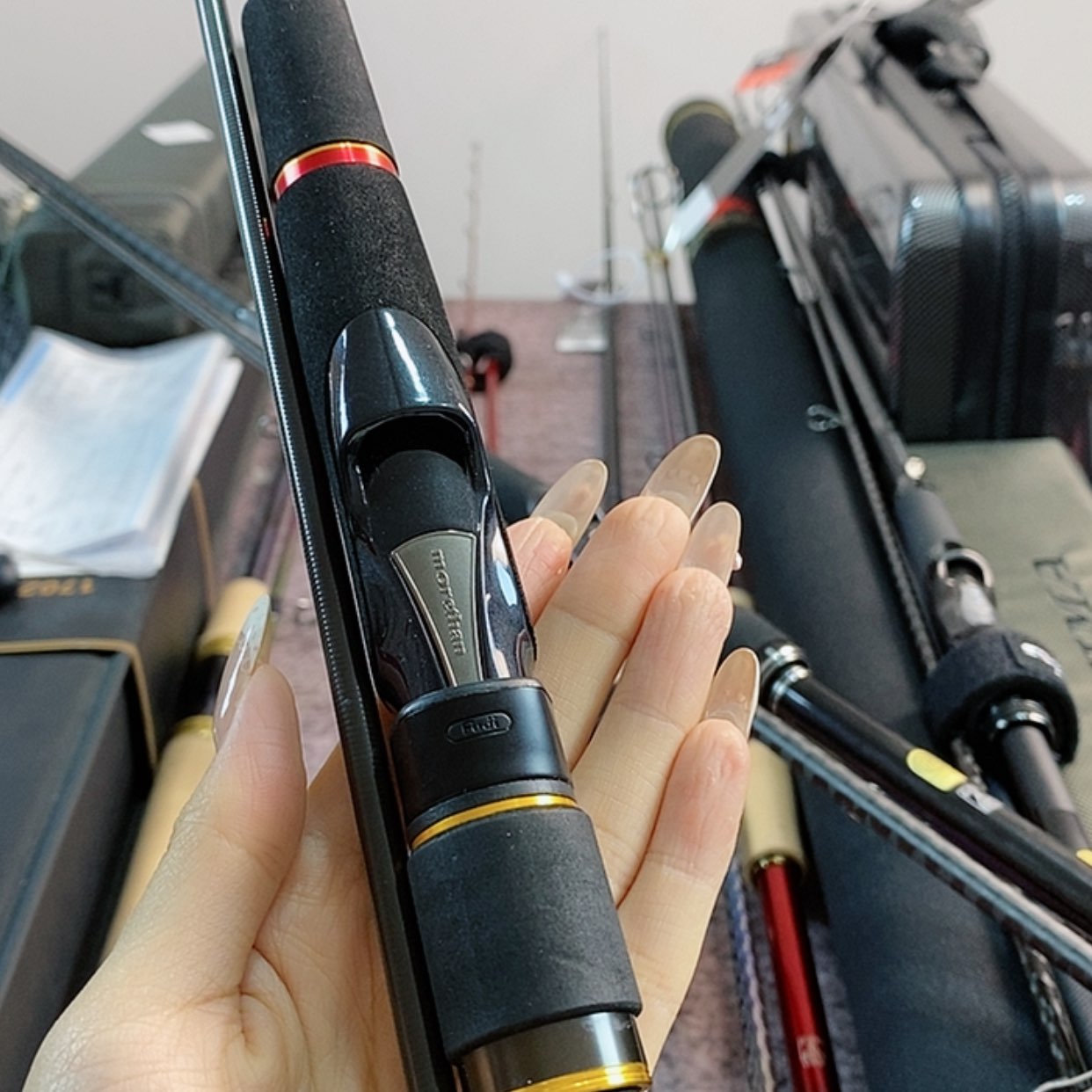 【闪购商品】1.8m以下碳素明*两节路亚杆